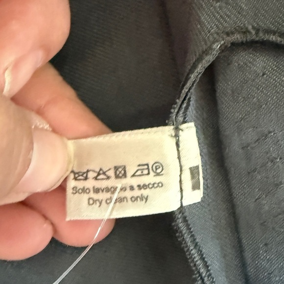 Bottega Veneta Luxury Gray A-Line Embellished Belted Pleated Skirt - Picture 7 of 13